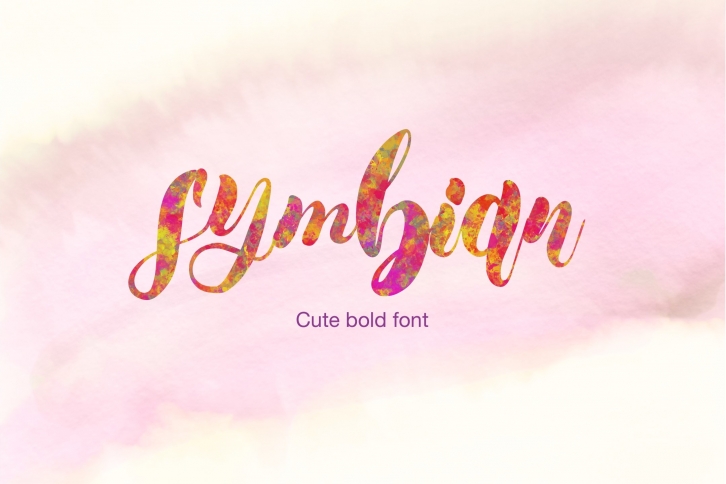 Symbian Cute Bold Font Font Download