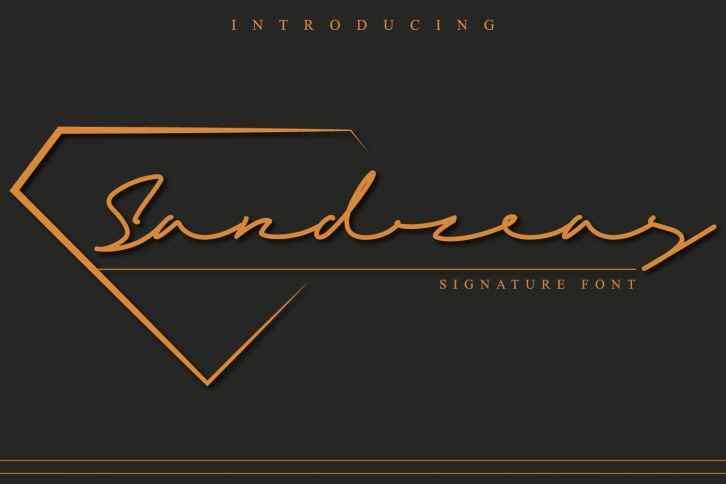 Sandreas - Luxury Signature Font Font Download