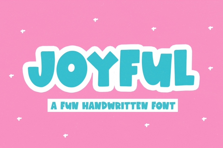 Joyful - A Fun Handwritten Font Font Download