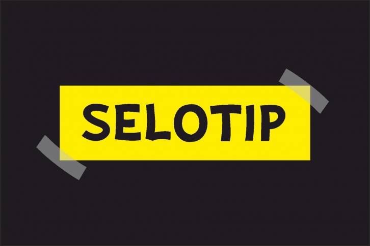 selotip Font Download