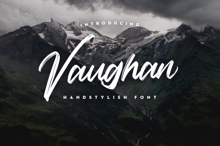 Vaughan Handstylish Font Font Download