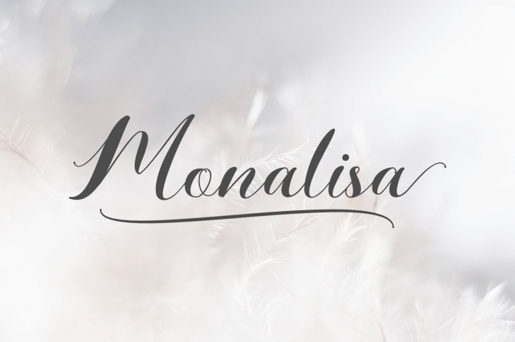 Monalisa  Script Calligraphy Font Download