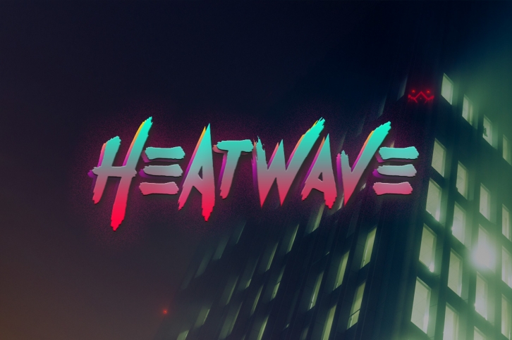Heatwave - Brush Font Font Download