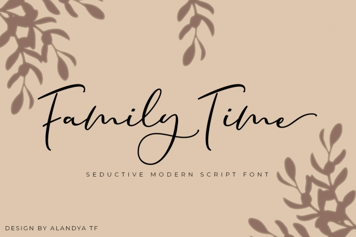 Family Time script Font Download