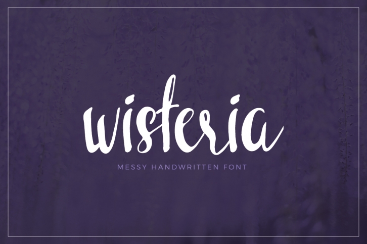 Wisteria Handwritten Font Font Download