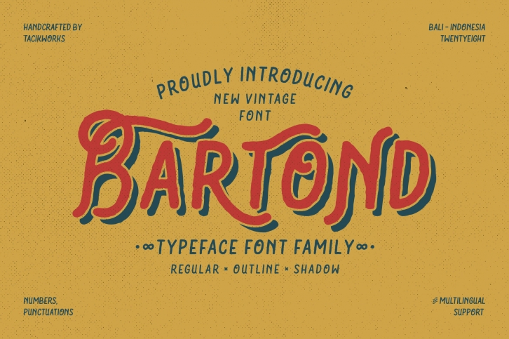 Bartond Typeface Font Download