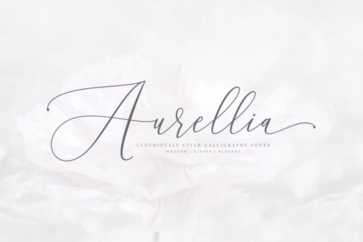 Aurellia Script Classy Fonts Font Download