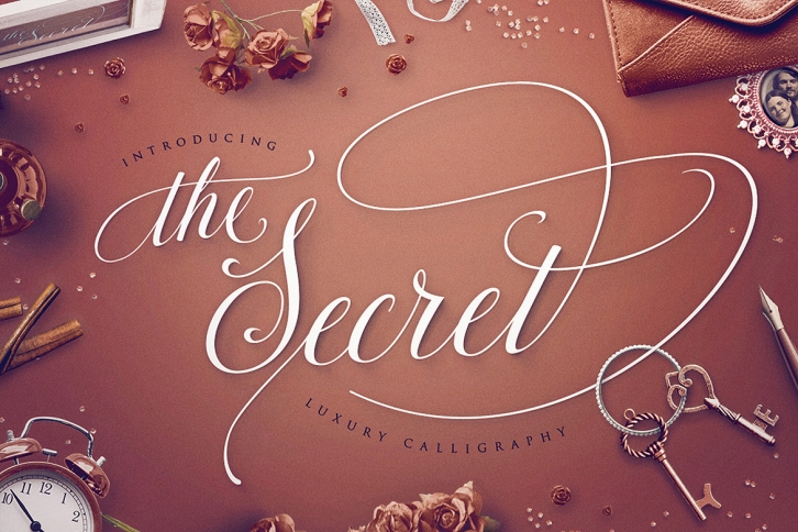 TheSecret Luxury Calligraphy Script Font Download