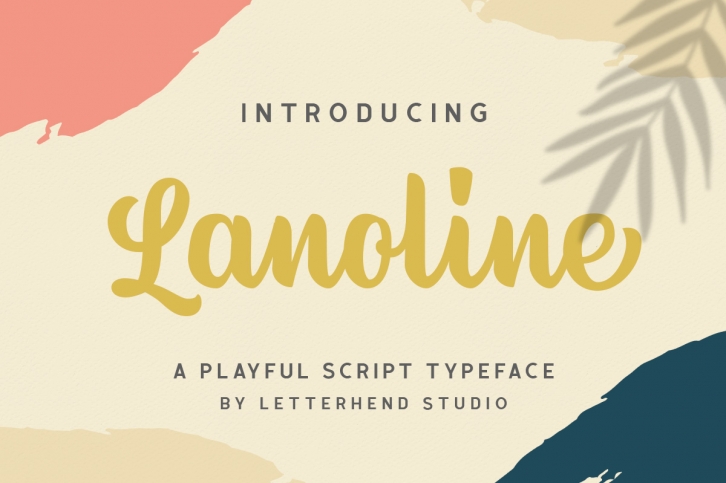 Lanoline - A Playful Script Font Download