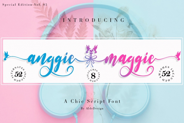 Anggie & Maggie  Modern Script Font Download