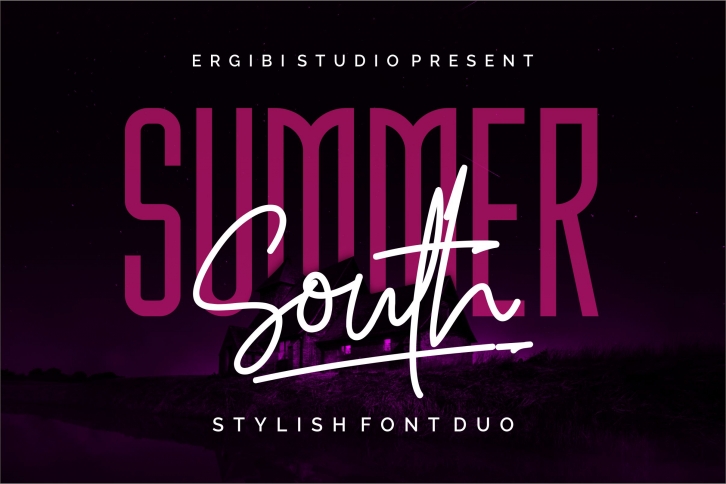 Summer South - STYLISH FONT DUO Font Download