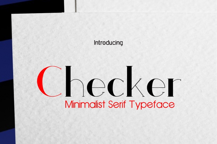 Checker Serif Font Download