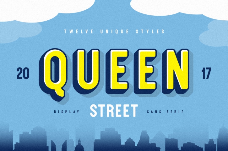 Queen Street Display Font Font Download