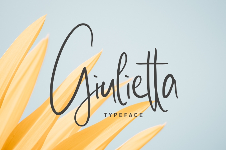 giulietta  handwriting Font Download