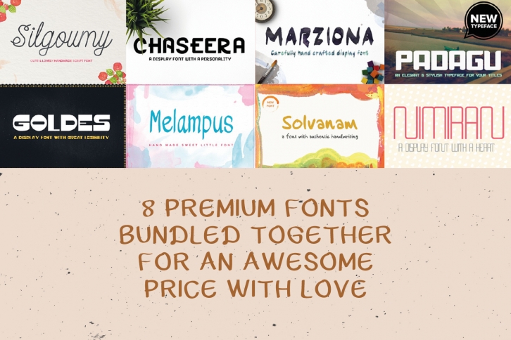Premium Font Bundle Font Download