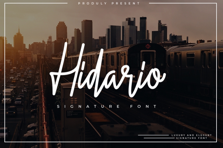Hidario Signature Font Font Download