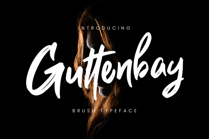Guttenbay Brush Typeface Font Download