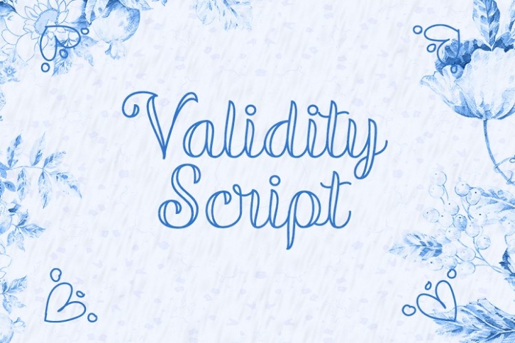 Validity Script Font Download