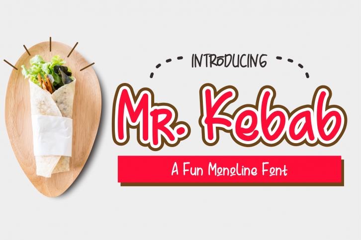Mr. Kebab - Script Font Font Download