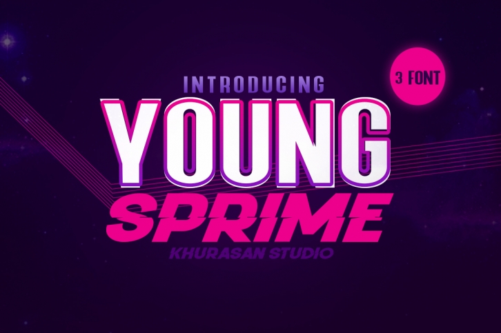 Young Sprime 3 Font Font Download
