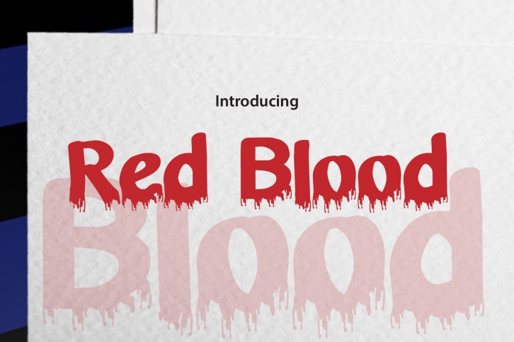 Red Blood Font Download