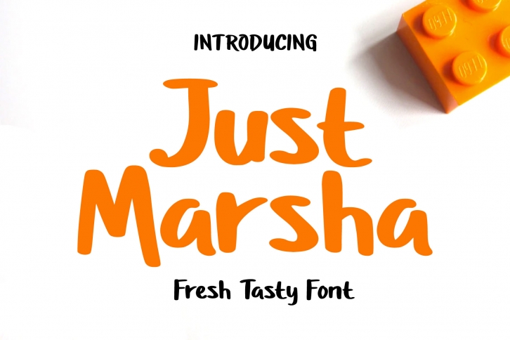Just Marsha - Fresh Tasty Font Font Download