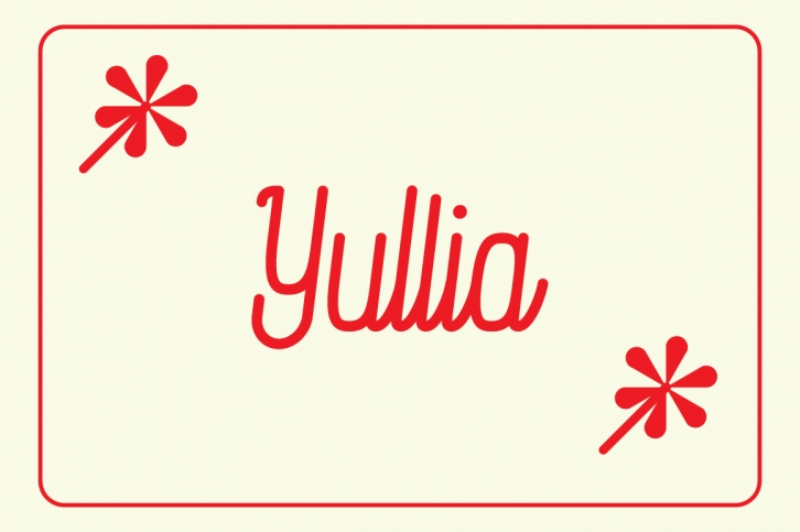 Yullia Font Download