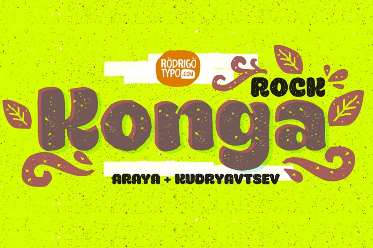 Konga Rock Font Download