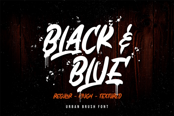 Black & Blue Font Download