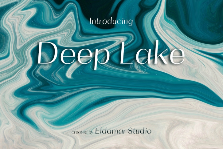 Deep Lake Font Font Download