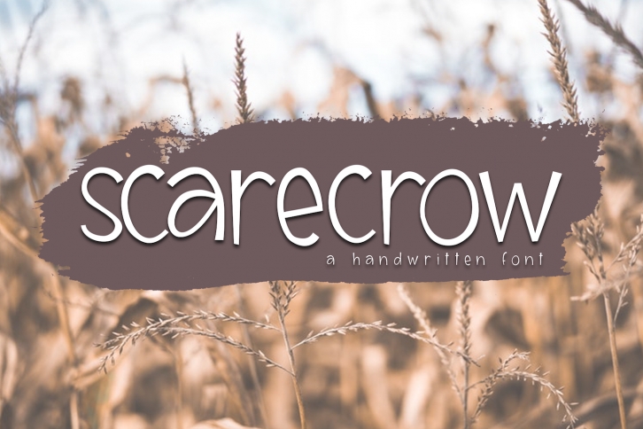 Scarecrow - A Handwritten Font Font Download