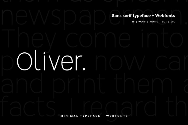 Oliver - Modern Typeface WebFont Font Download