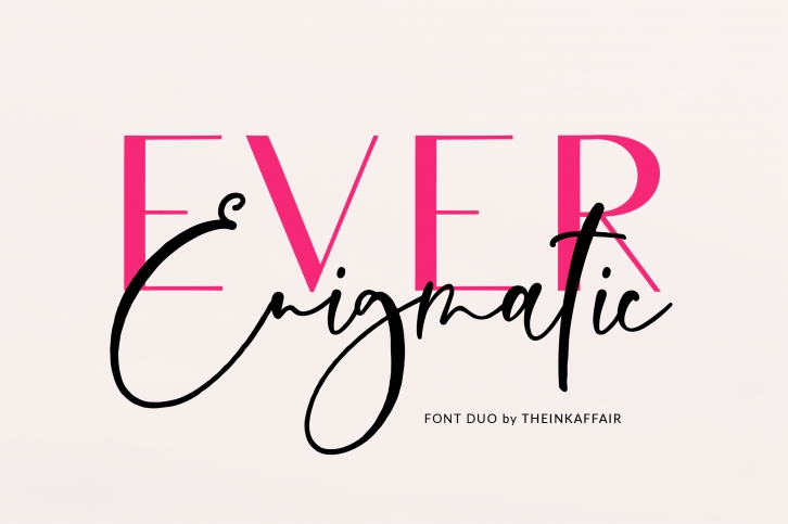 Ever Enigmatic Font Duo Font Download