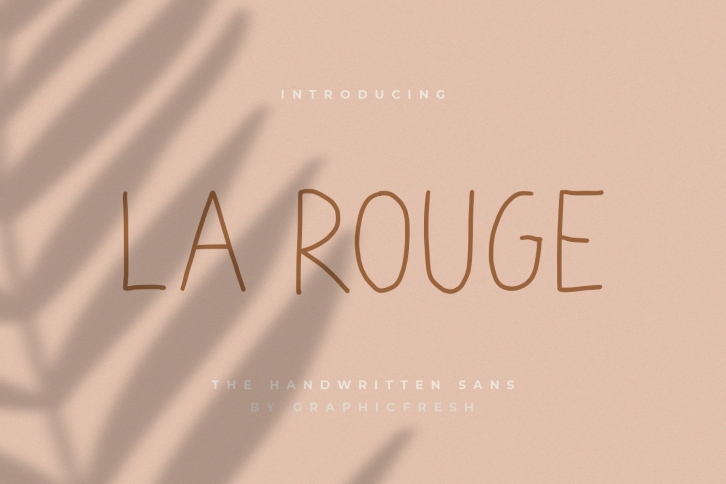 La Rouge - Handwritting Sans Font Download