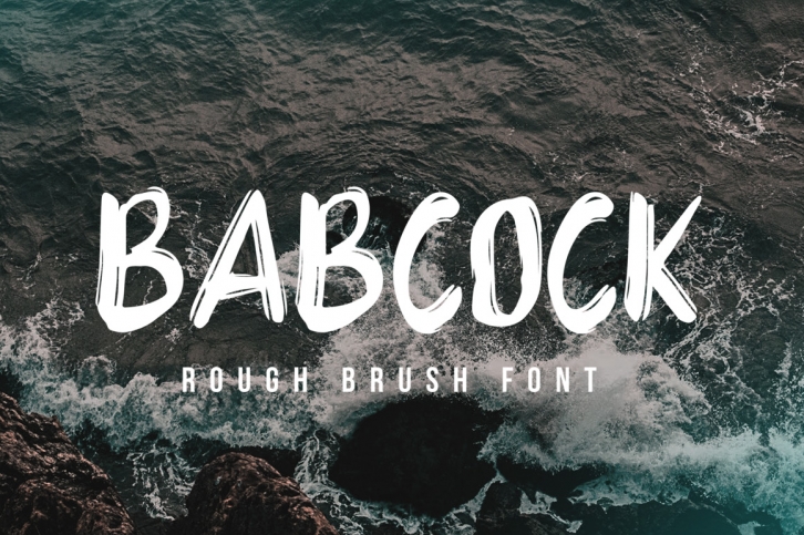 Babbock Brush Font Font Download