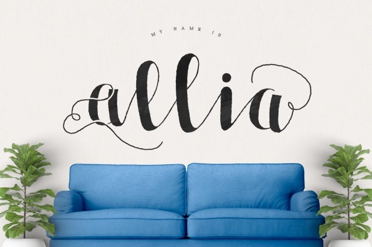 Allia Typeface Font Download