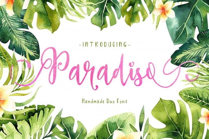Paradiso - Fonts Duo Font Download