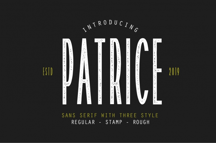 Patrice | Sans Serif Font Font Download