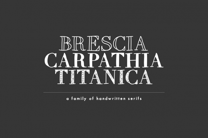 A Trio of Handwritten Serifs Font Download