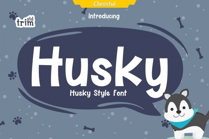 Husky - Fun Holiday Font Font Download