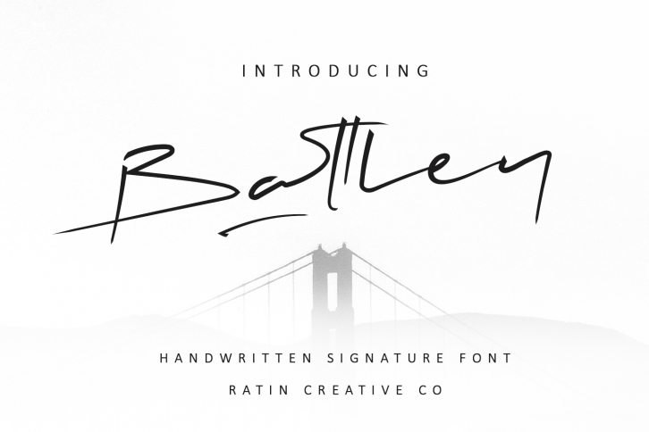 Battley Handwritten Signature Font Download