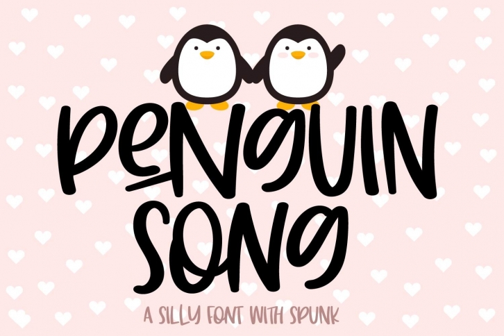 Penguin Song - A Silly Font With Spunk! Font Download