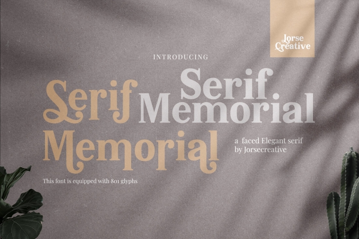 Serif Memorial Font Download