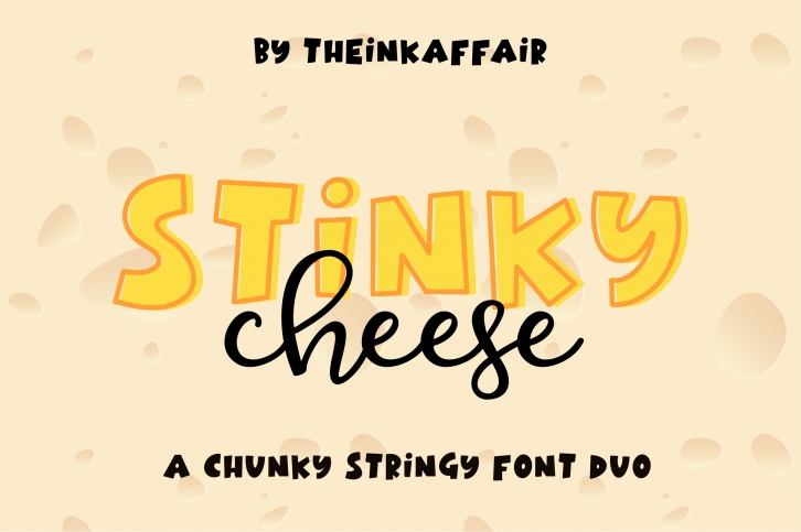 Stinky Cheese Font Duo Font Download