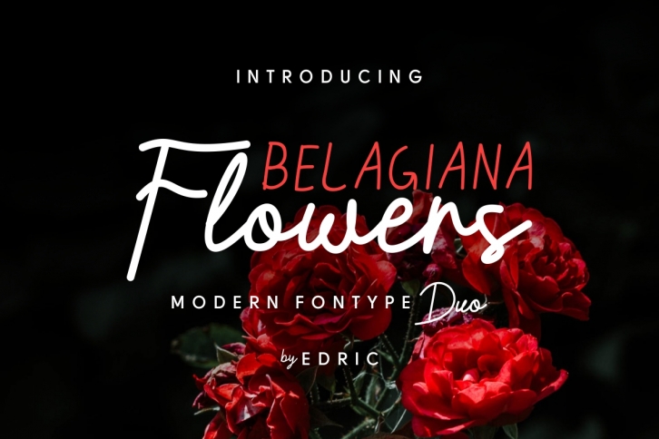 Belagiana Flowers Font Download