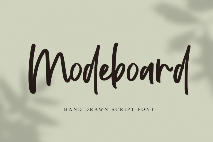 Modeboard | Handwritten Script Font Font Download