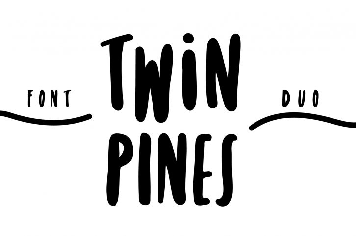 Twin Pines | Font Duo Font Download