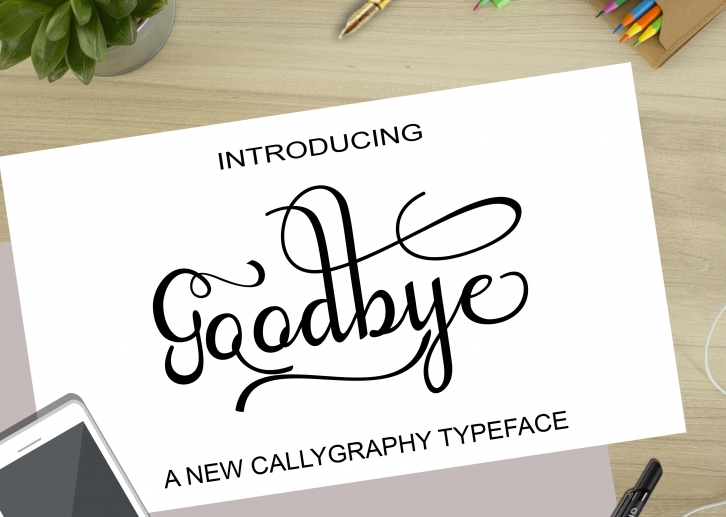 Goodbye Font Download