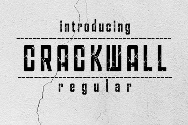CRACKWALL Font Font Download