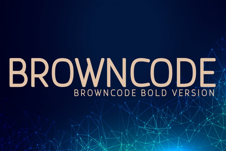 Browncode Bold Versionl Elegant font sans serif Font Download